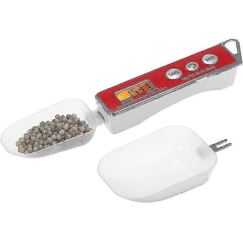 Digital Spoon Scale Electronic Measuring Spoon Scale Household Kitchen Spoon Scale Food Scale With Tare Function,red