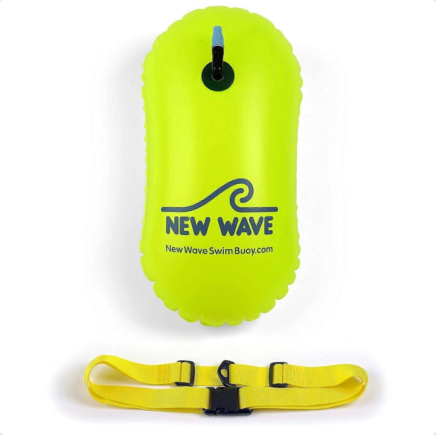 New Wave Swim Foam for Open Water Swimmers and Triathletes - Use this safe swim buoy to tow floats when swimming outdoors,15L