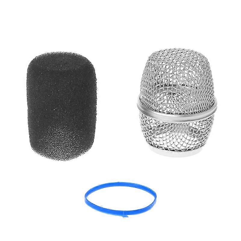 Metal Windscreen with Black Inside Foam Filter for Shure Beta57a/Beta87a