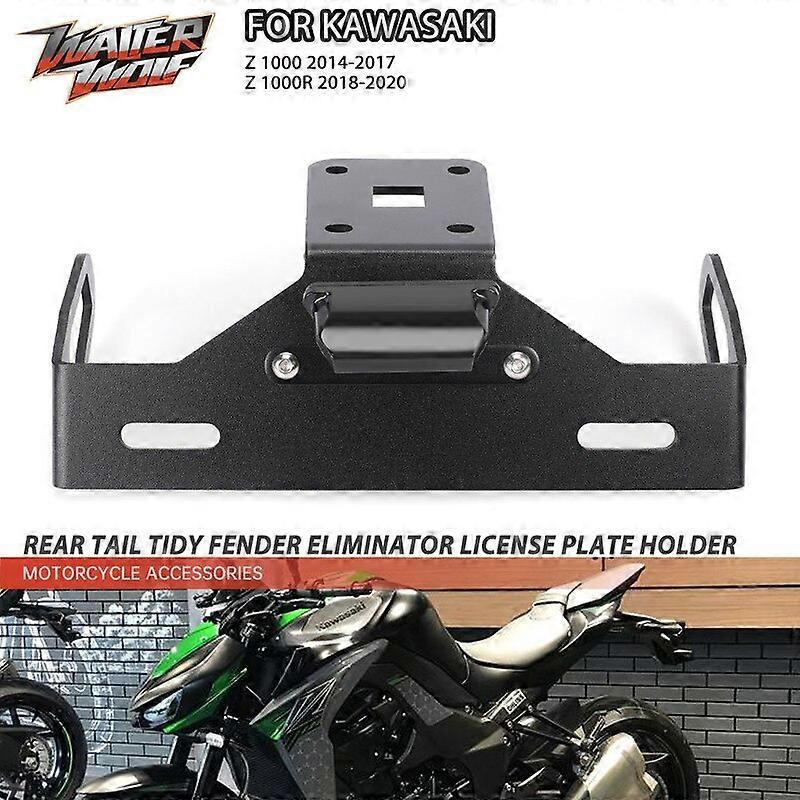 Rear Tail Tidy Fender Eliminator For Kawasaki NINJA 500 – License Plate Holder, Black