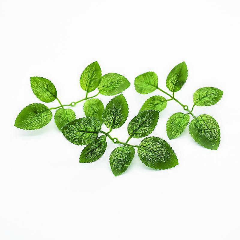 30 Pieces Artificial Leaves Simulation of Green Plants Wedding Decoration Christmas Decorations for Home Candy Box False Leaves