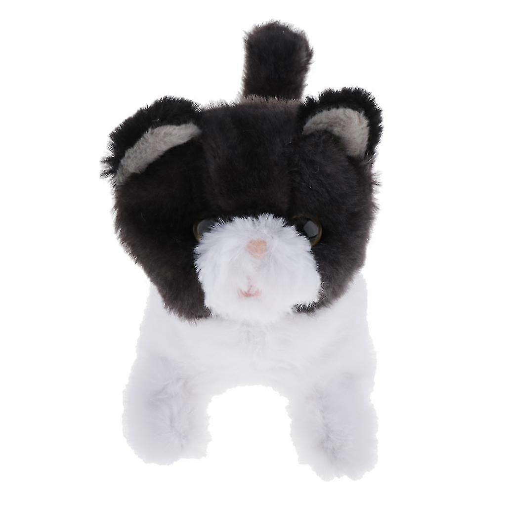 Interactive Robot Cat Electronic Toys Walking Miaow Persian Cat