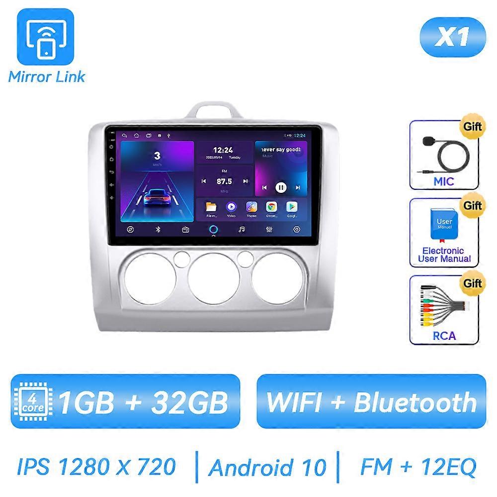 Android Car Radio For Ford Focus MK2 2004 - 2011 Multimedia Player GPS Navigation Carplay Touch Screen Head Unit Auto DSP Stereo