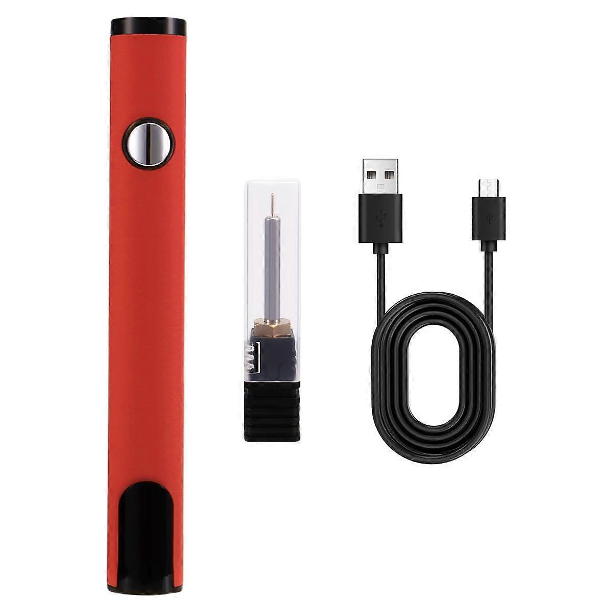 510 Thread Battery Cart Pen Electric Soldering Iron Welding Kit Adjustable Voltage with Hot Thread