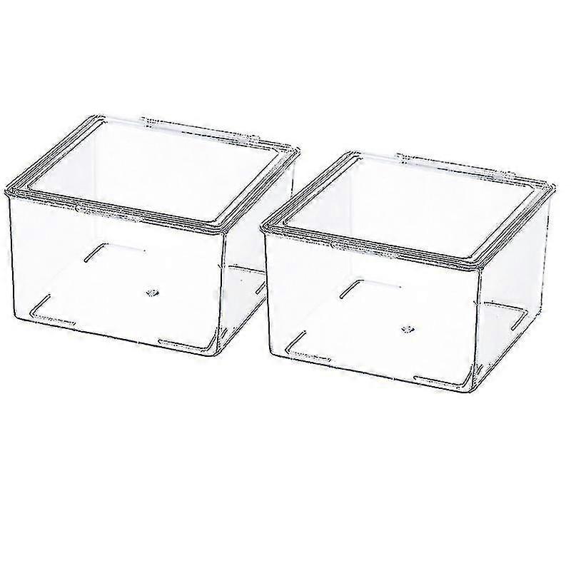Multifunctional Acrylic Coffee Powder Tea Bag Storage Box Compartment Storage Box