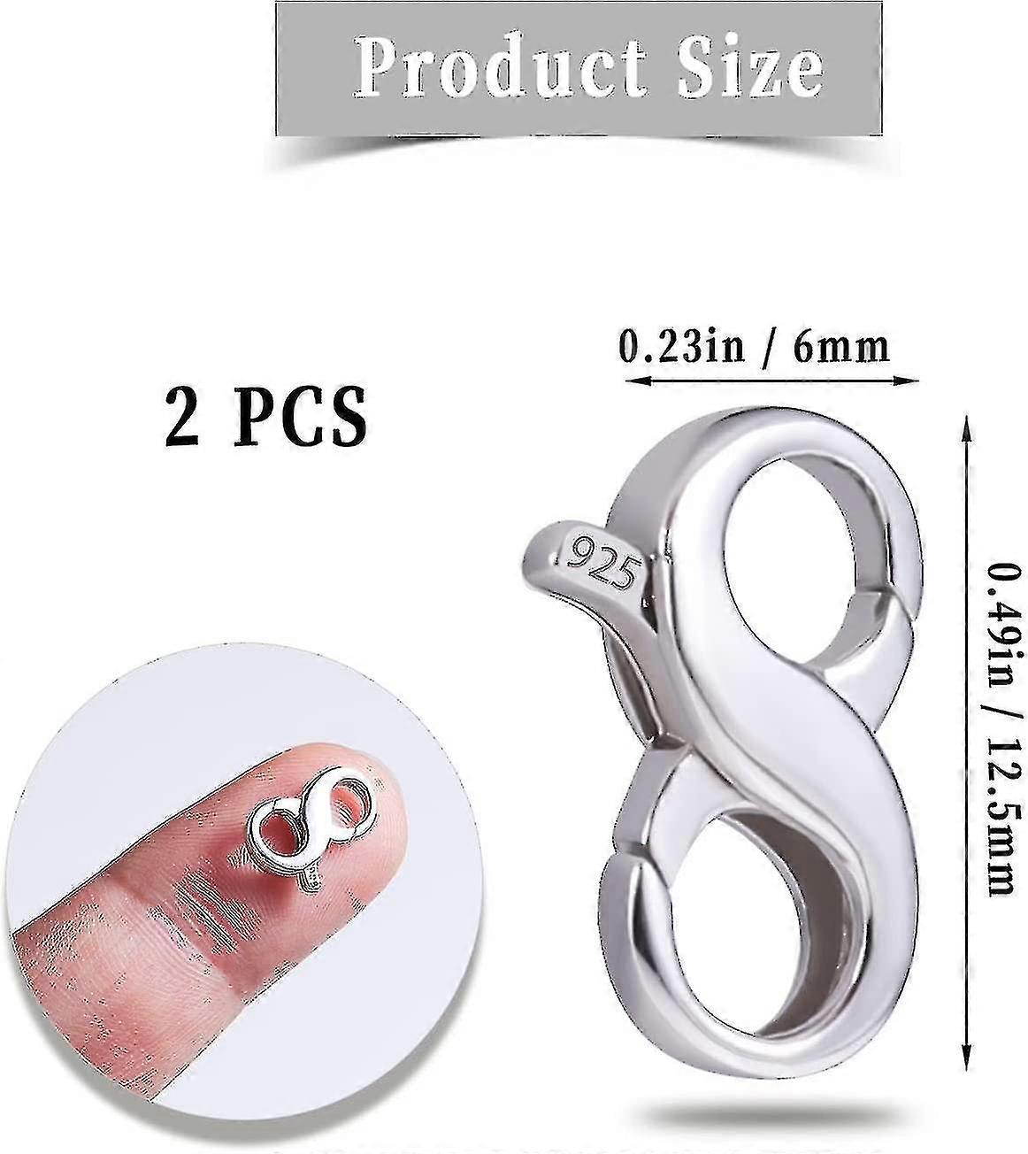 Véritable Diamant Pavé 925 Argent Drapé Serpent Fermoir Pince Verrou