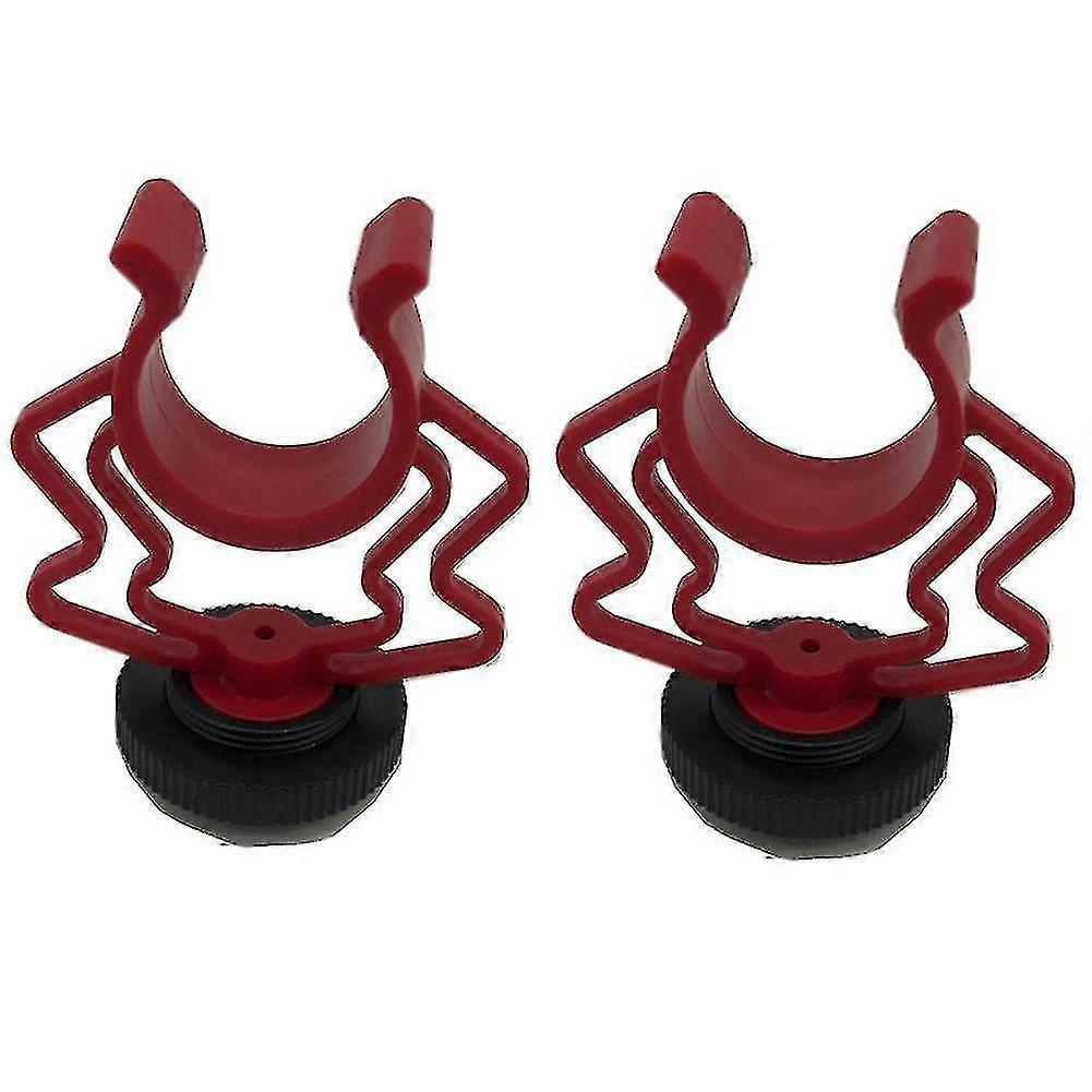 2pcs Universal Microphone Wavy Shock Mount Adapter Plastic Microphone Bracket Mount Replacement For