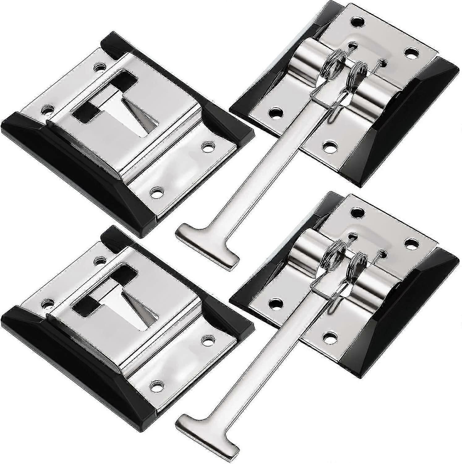 T סוג חניך נירוסטה נירוסטה טריילר דלת תורן מנעול עבור חניך Rv טריילר - 4 חתיכות