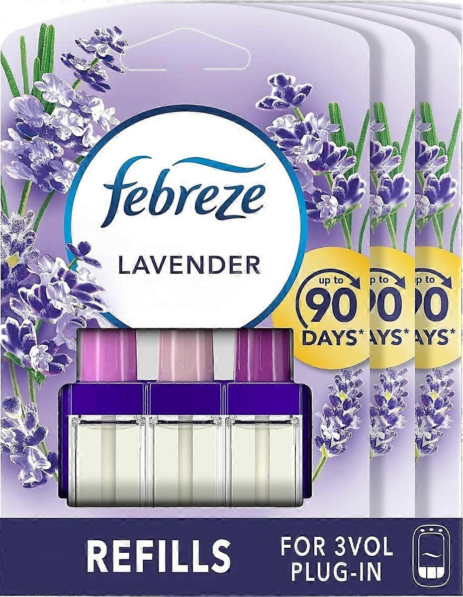 3 x 20ml Febreze 3Volution Plug in navulling - Lavendel