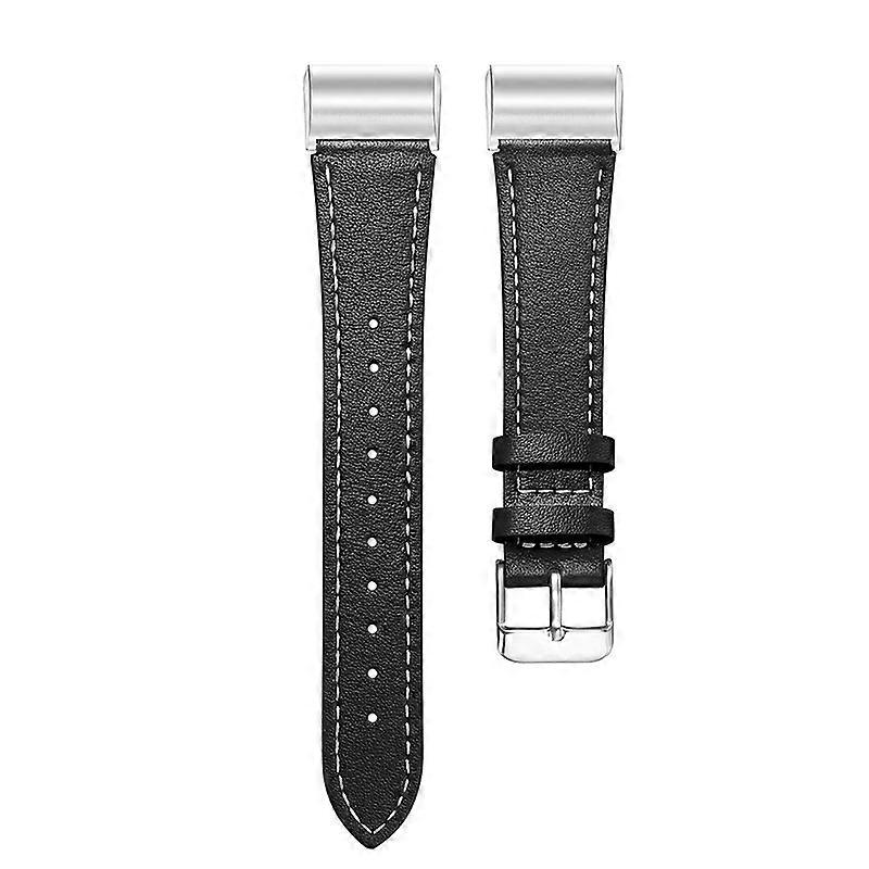 INF Armband i äkta läder för Fitbitharge 3/4