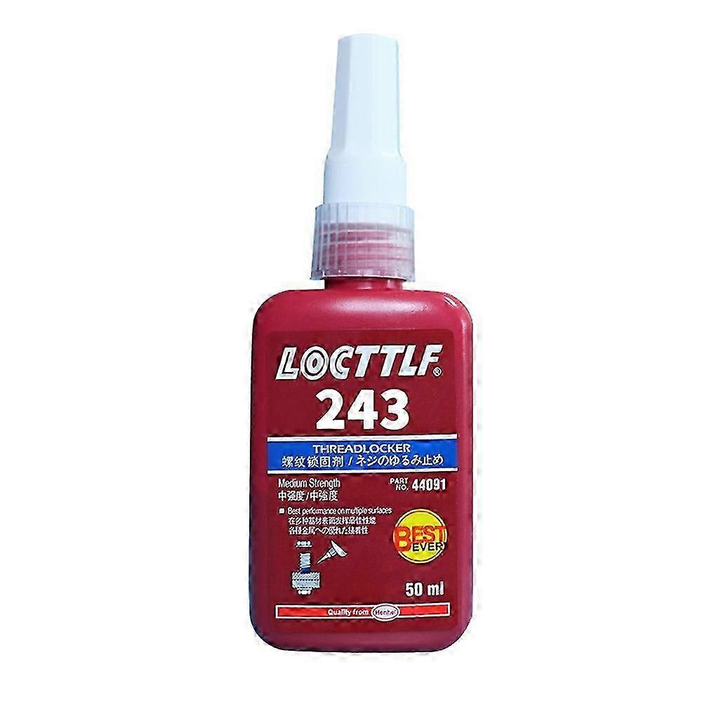 2'li paket Loctite 243 Threadlocker Mavi Cıvata Mavi Sıvı Kilidi Sıkı Orta Mukavemet