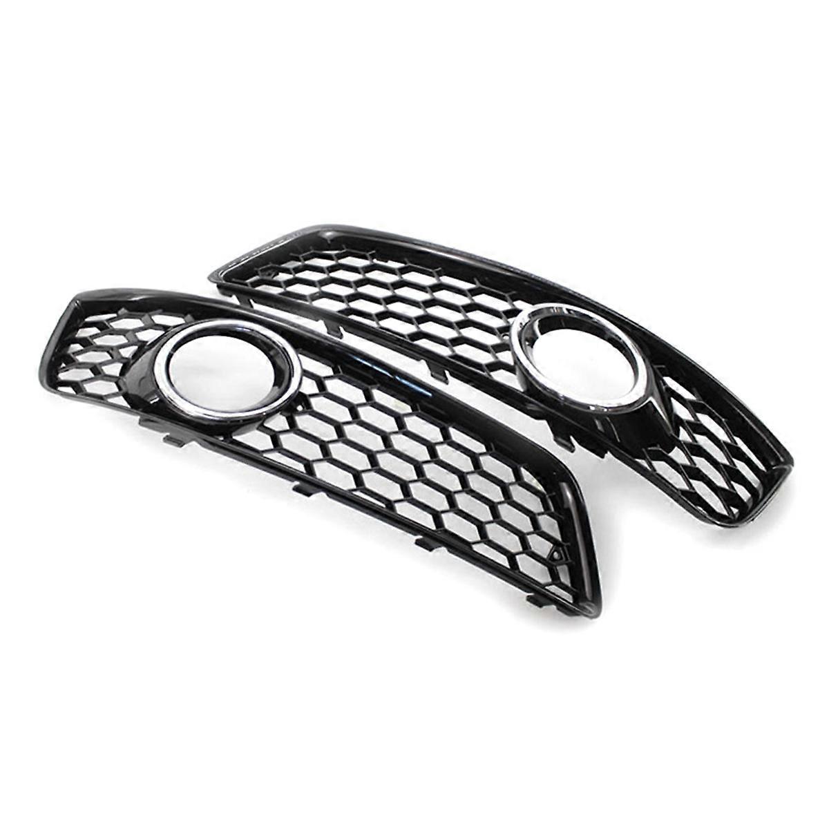 Fog Lights Cover Car Front Bumper Fog Lamp Frame Grille for A3 8P 2009-2013 8P0807682J 8P0807681AA,B
