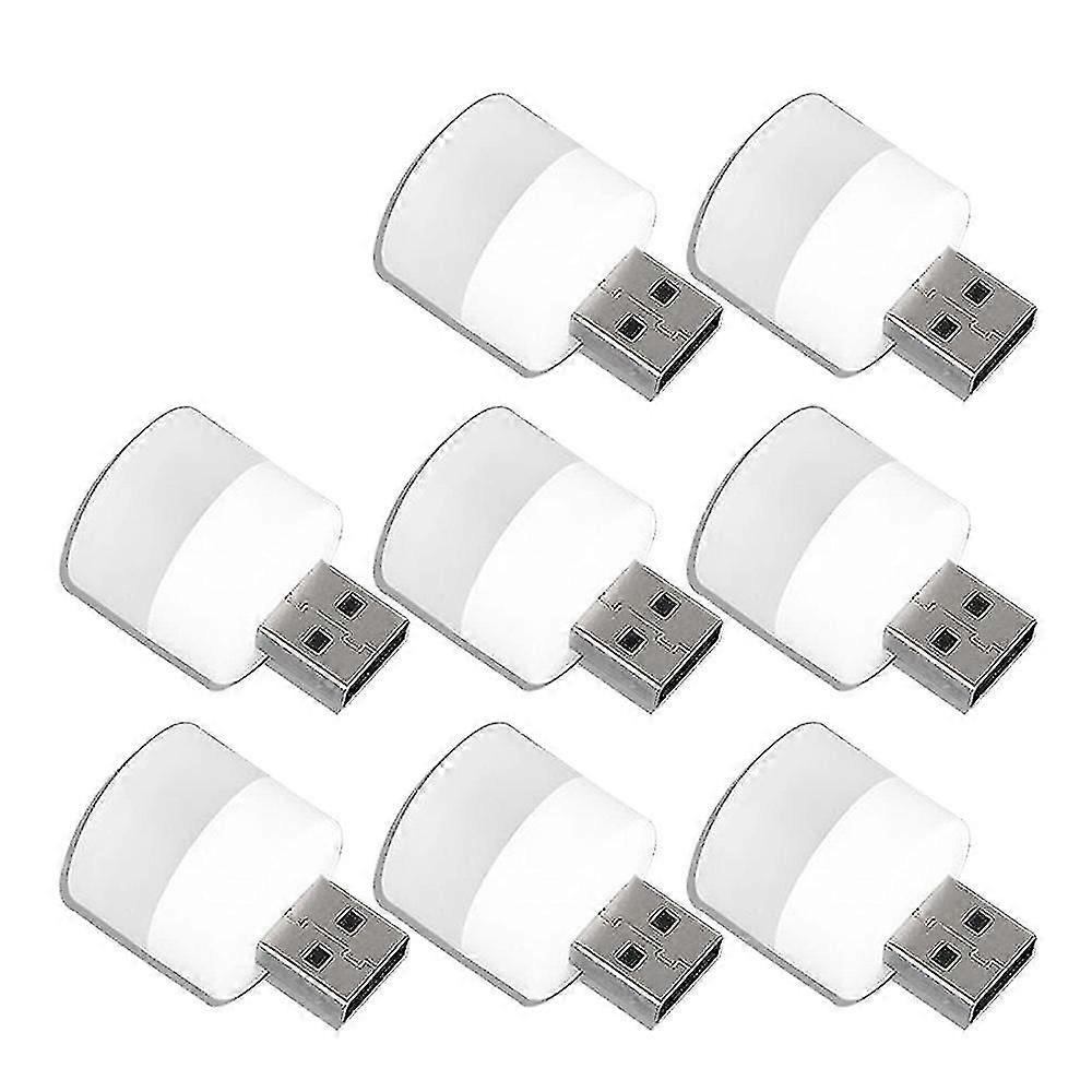 8pcs Night Light, For Bedroom, Hallway, Kitchen Lights(warm Light)