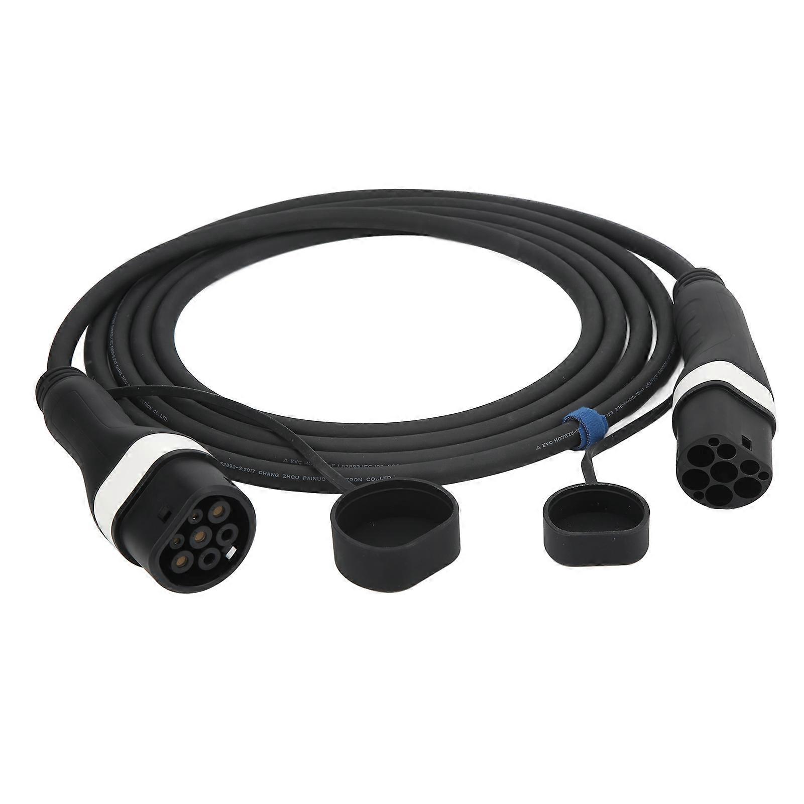 New Energy Vehicles Charger Plug Type 2 to Type 2 IEC 62196‑2 Single Phase  32A 7.2KW 5M