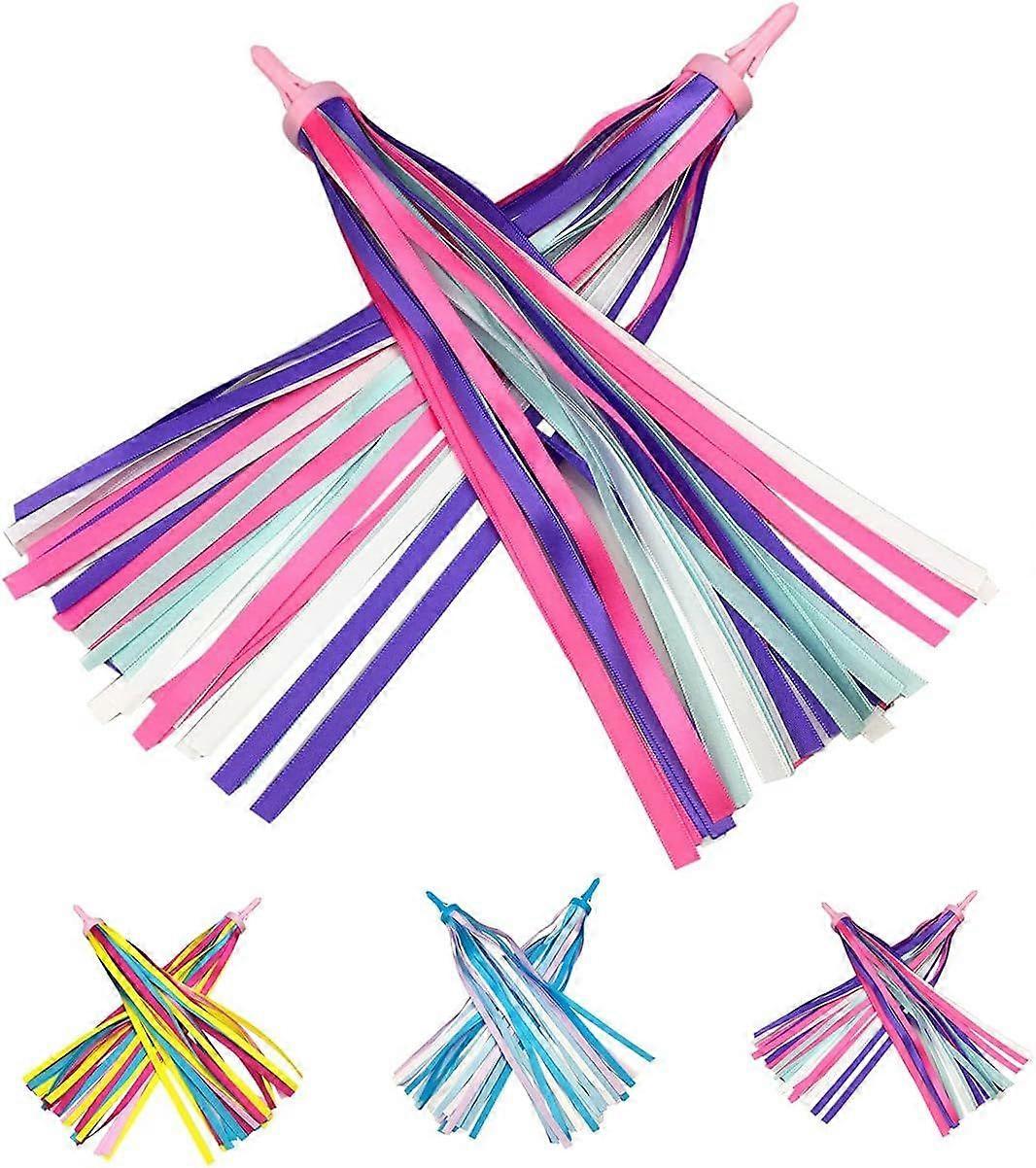 Fargerike sykkelstyrestreamere for barn