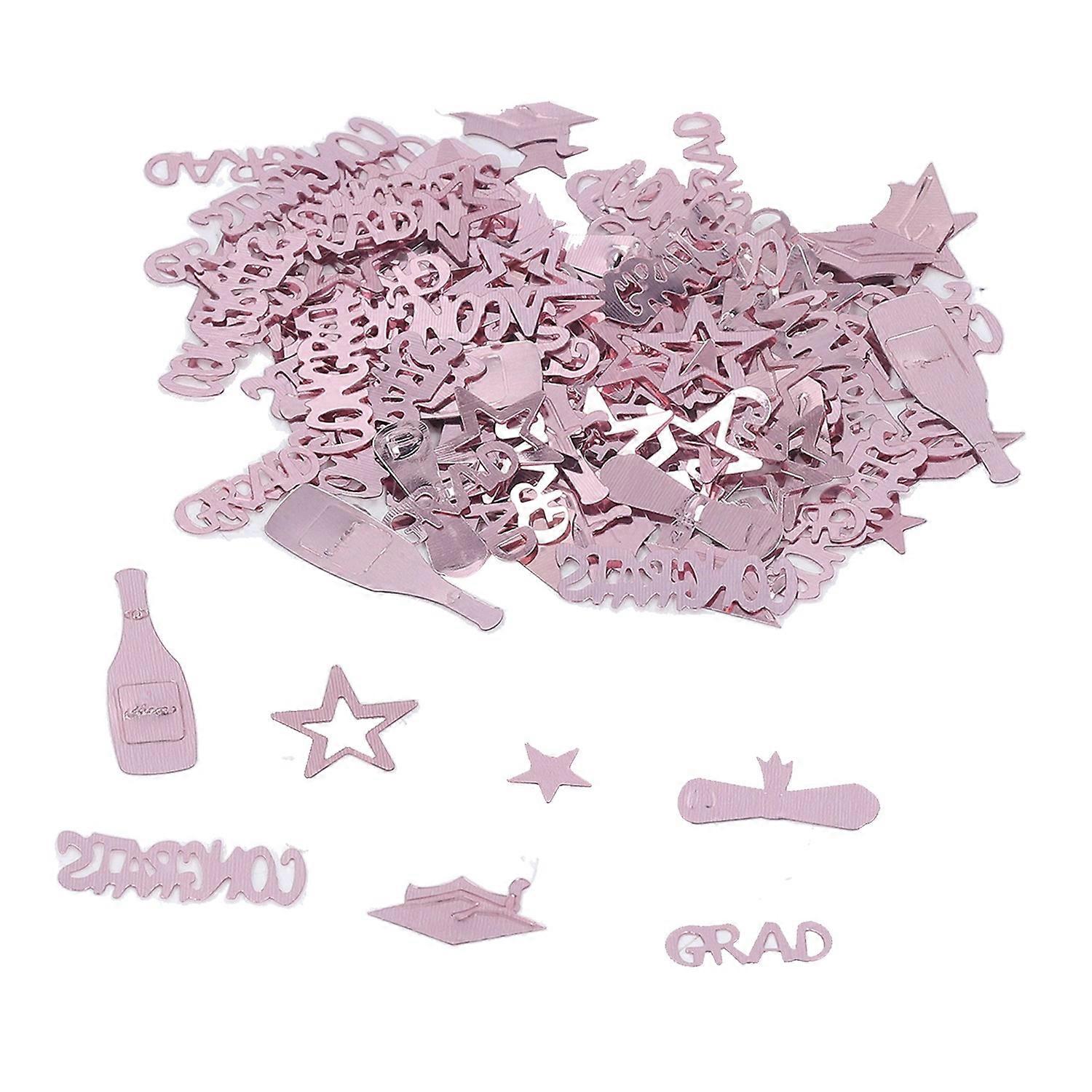 Rose Gold Graduation Confetti 100g Reusable Dazzling Graduation Confetti for Graduation Decoration P