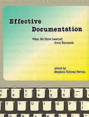 Effective Documentation