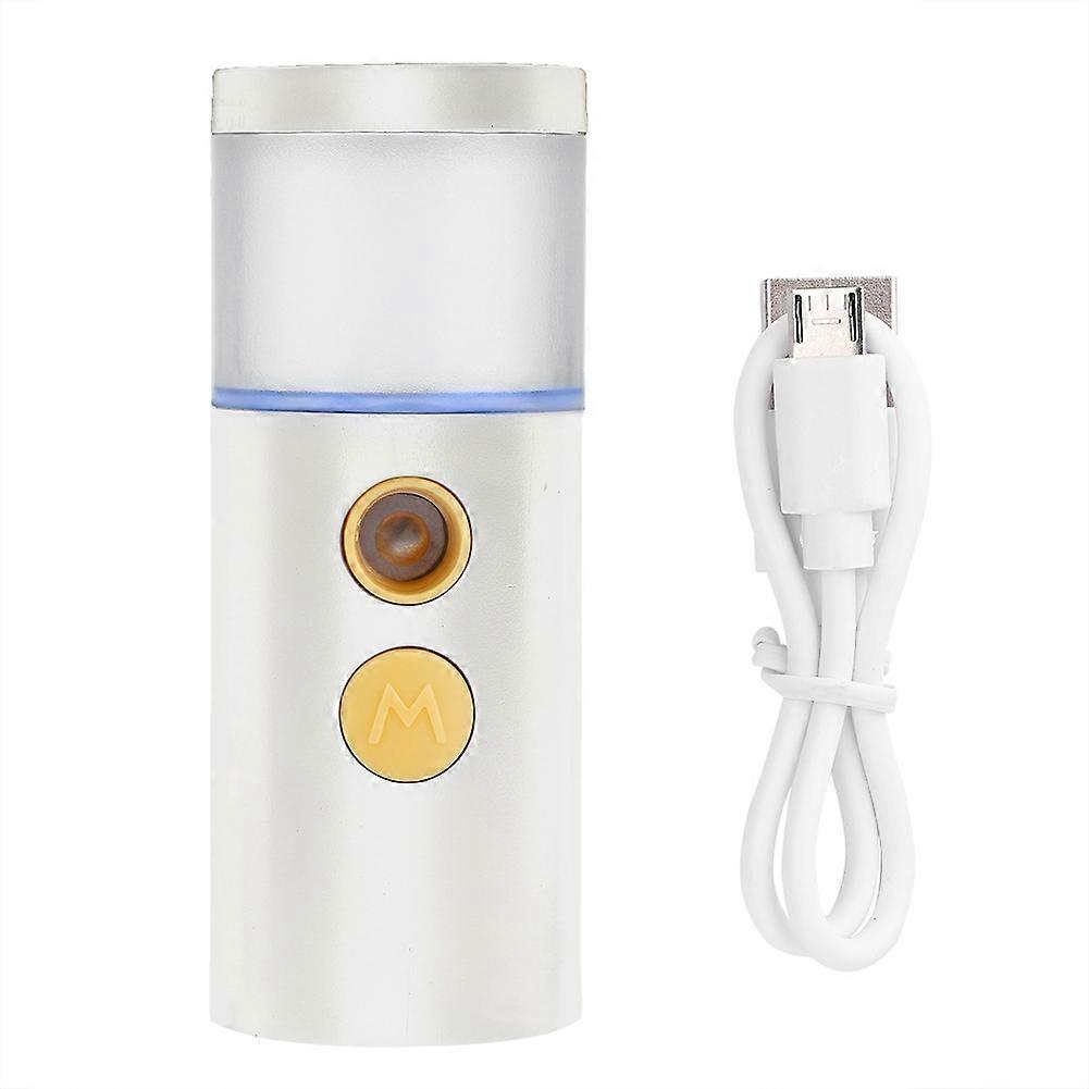 Rechargeable Portable Nano Spray Atomization Moisturizing Face Steaming Sprayer 20ml (White)