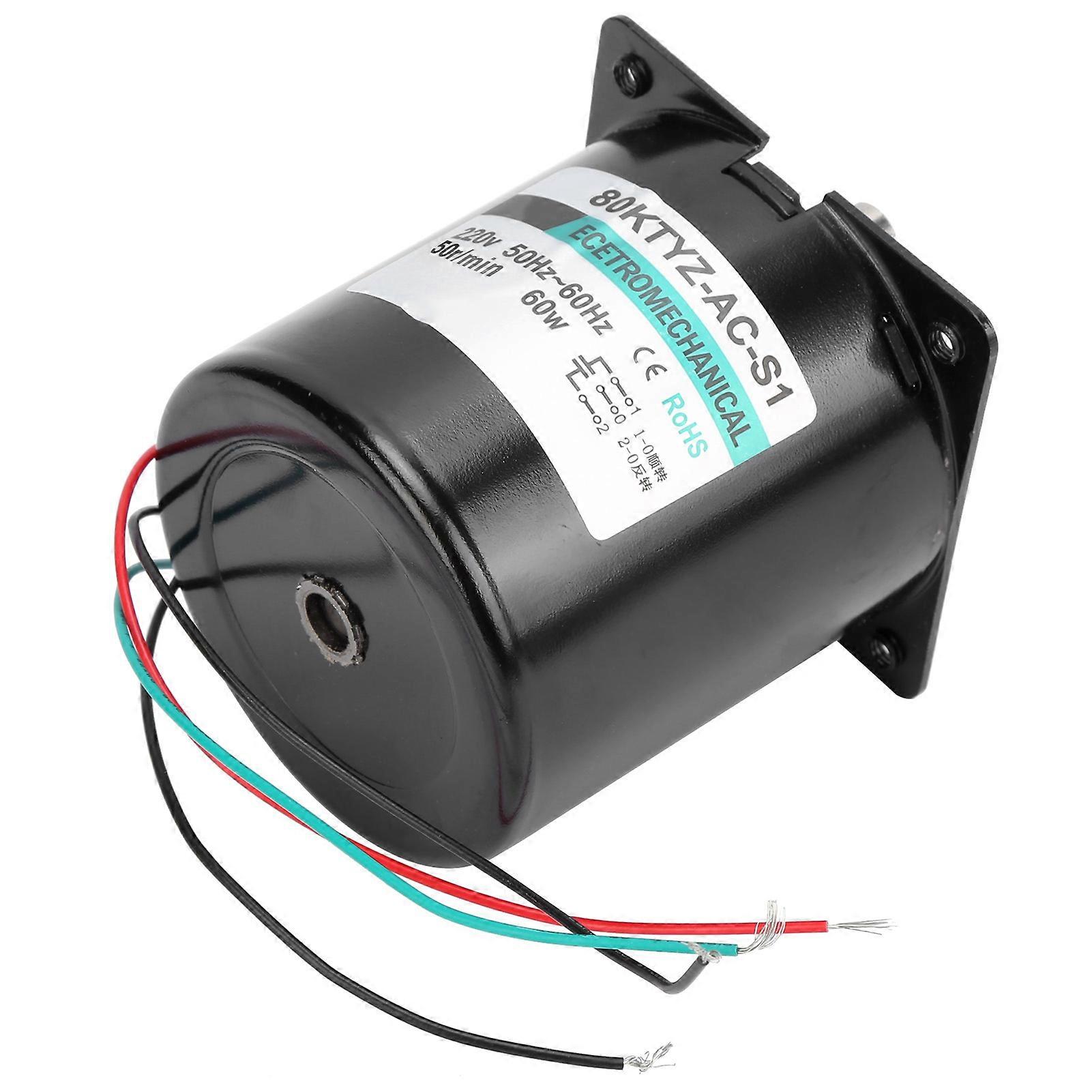 AC Synchronous Motor with Capacitance Permanent Magnet Low Speed for Micro Machinery 60W50rpm/min AC220V