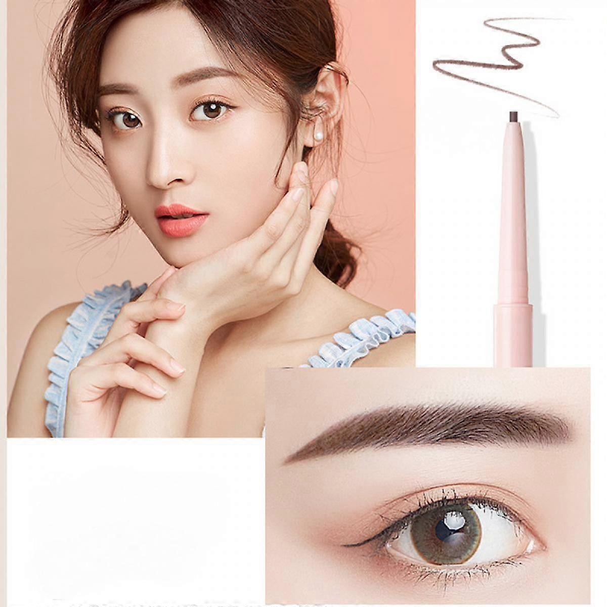 Ultra-fine Eyebrow Pencil Automatic Rotation Eyebrow Pencil,durable, Sweat-proof And Not Easy To Take Off Make-up,six Colors Available