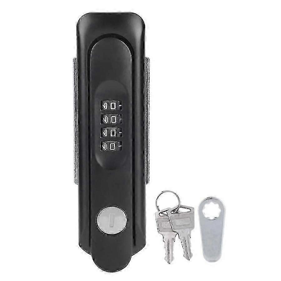 Door Cabinet Pas  Lock, 4 Digit Code Lock With Keys, No   Required
