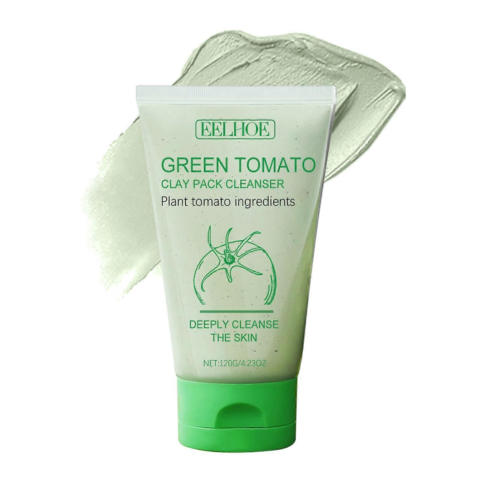 Green Tomato Facial Mask Mild and Deep Cleansing Hydrating Mask Suitable for All Skin Types HarmonyHub147