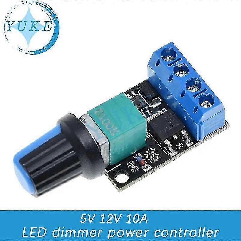 5V 12V 10A Voltage Regulator PWM DC Motor Speed Controller Governor Stepless Speed Regulator LED Dimmer Power Controller