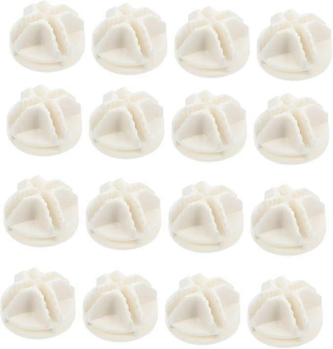 20Pcs Wardrobe Buckle Modular Closet Accessories Modular Closet Connectors Wire Connector White Storage Shelf Abs Plastic Shoe Box