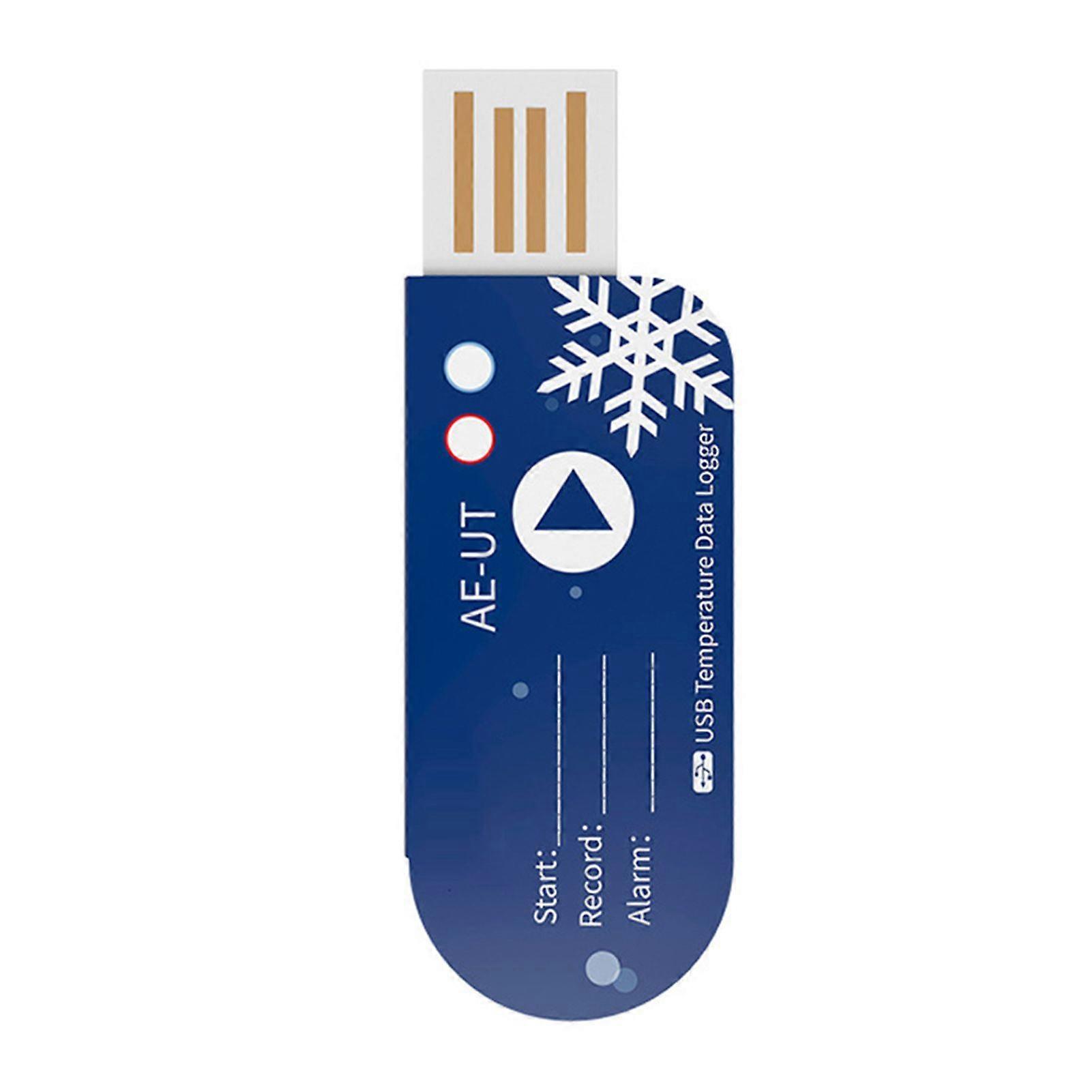 Disposable Temperature Recorder PDF Report via Bluetooth/USB Temperature Data Logger for Pharma Food Cold Chain Shippping Storage