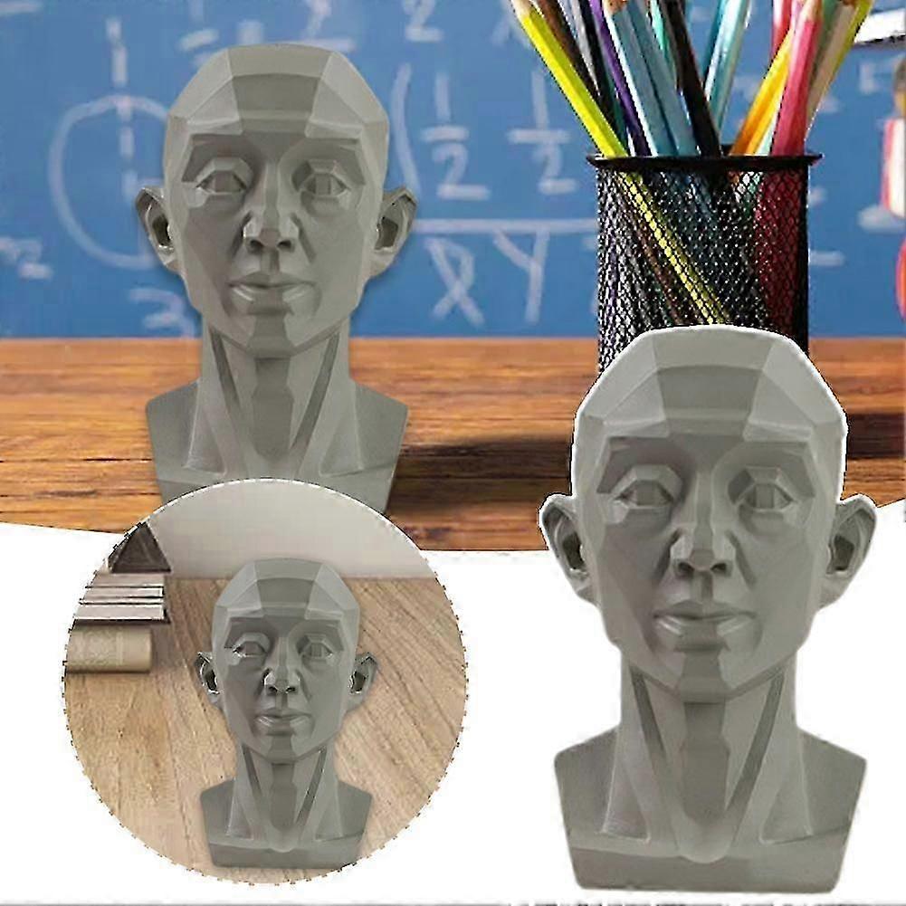 Planar Head Model for Artists Learn Planes of Face, Human Manikin Head Model