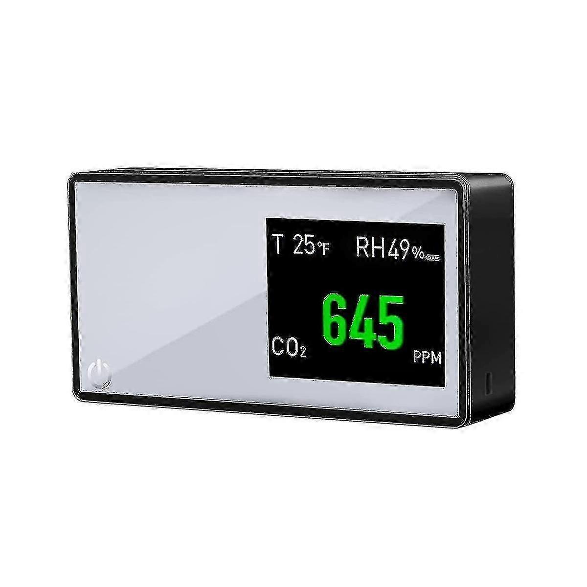 Air Quality Monitor, 3 In 1 Multifunctional Carbon Dioxide Detector,co2 Monitor For Indoor Rv Offic Hy