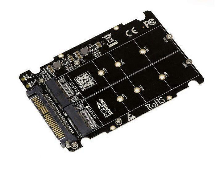 KALEA-INFORMATIQUE M2 PCIe M and B Key Adapter to U2 (U.2 68Pin SFF-8639) - Compatible with NVMe
