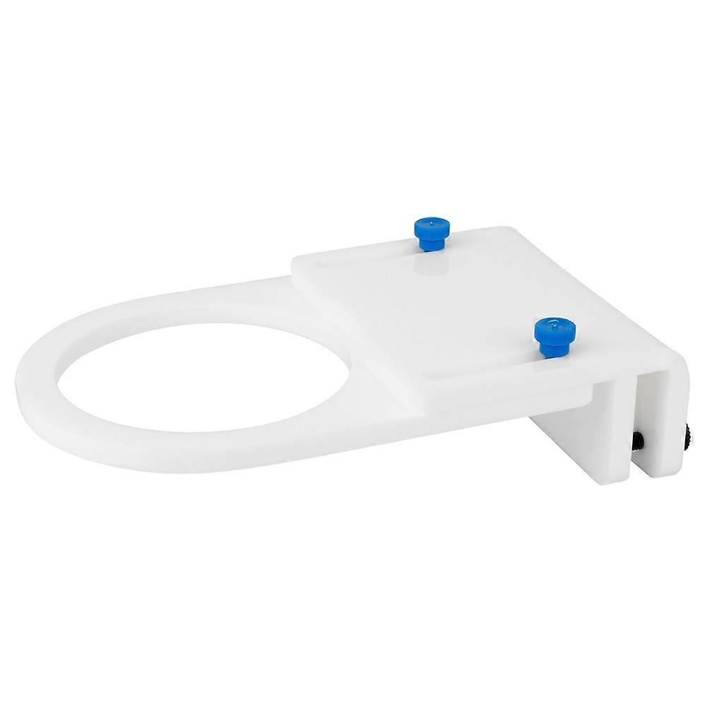 White Acrylic Retractable Fish Tank Filter Sock Bag Holder Mount Bracket Support for Aquariums, Durable and Adjustable