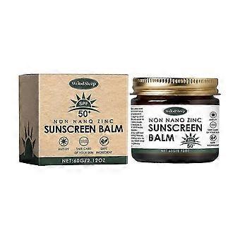 Beef Talow und Zink Sonnenbalsam, Nicht-Zink Sonnenschutz Balsam, Sonnenschutz Weidetalg mit Lichtschutzfaktor 50+, Nicht-Nano