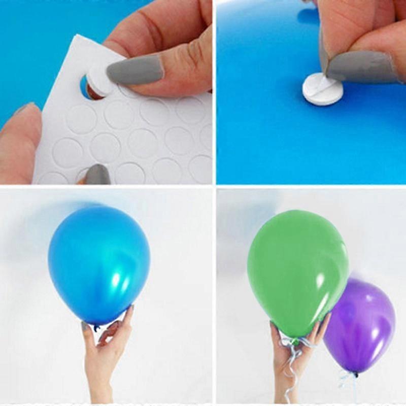 100 Points Balloon Attachment Glue Dot Attach Balloons to Ceiling or Wall Balloon Stickers Birthday