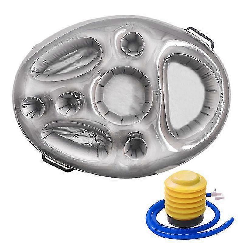 Summer Party Floating Tray Cup Holder Pool Floating Beer Fruit Drinking Cooling Floating Tray Pool Pool Accessories