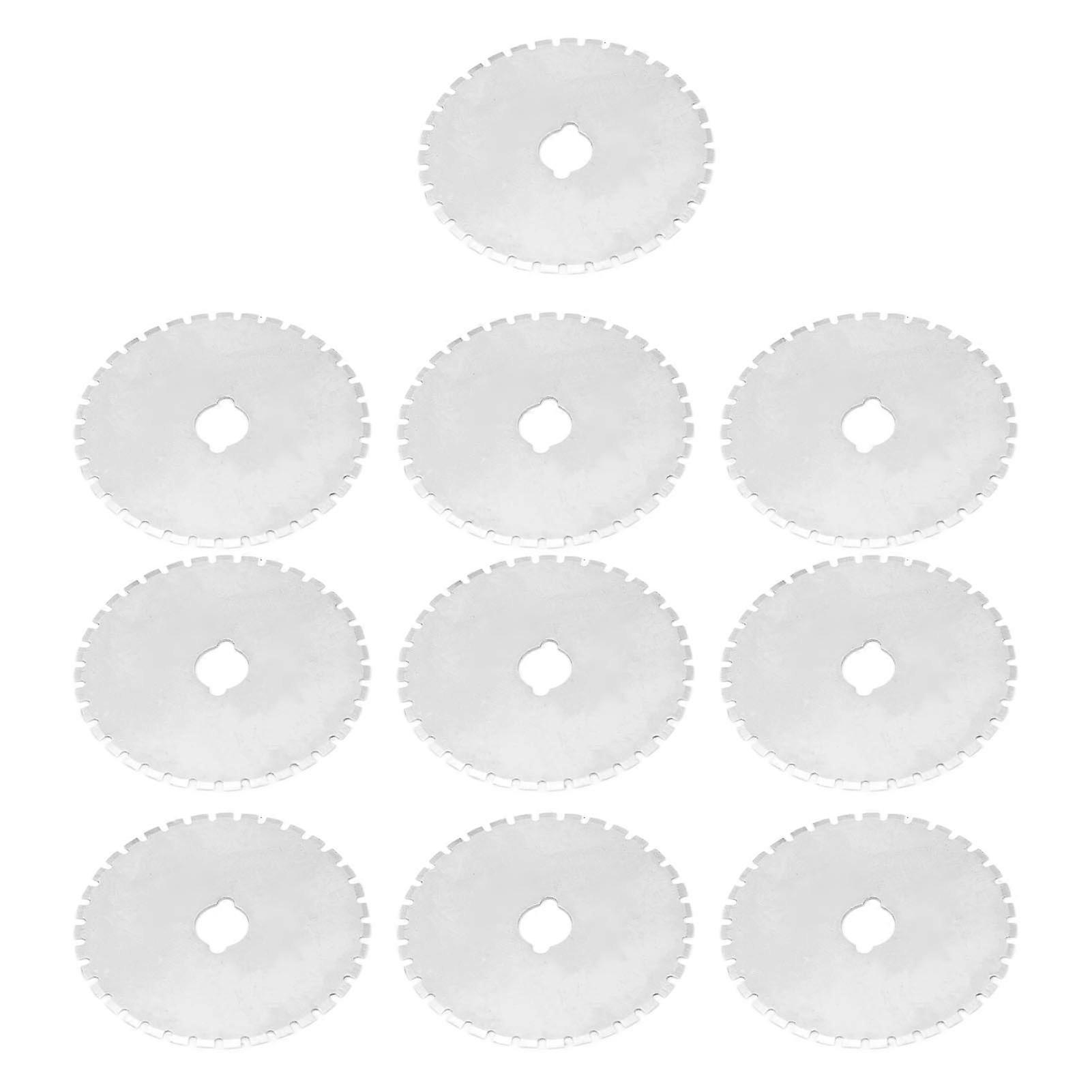Decorative Cutting Rotary Blades Refill, Convenient Stainless Steel Set for Your Crafting Needs, Precision-Crafted for Cutting & Detailing, Round