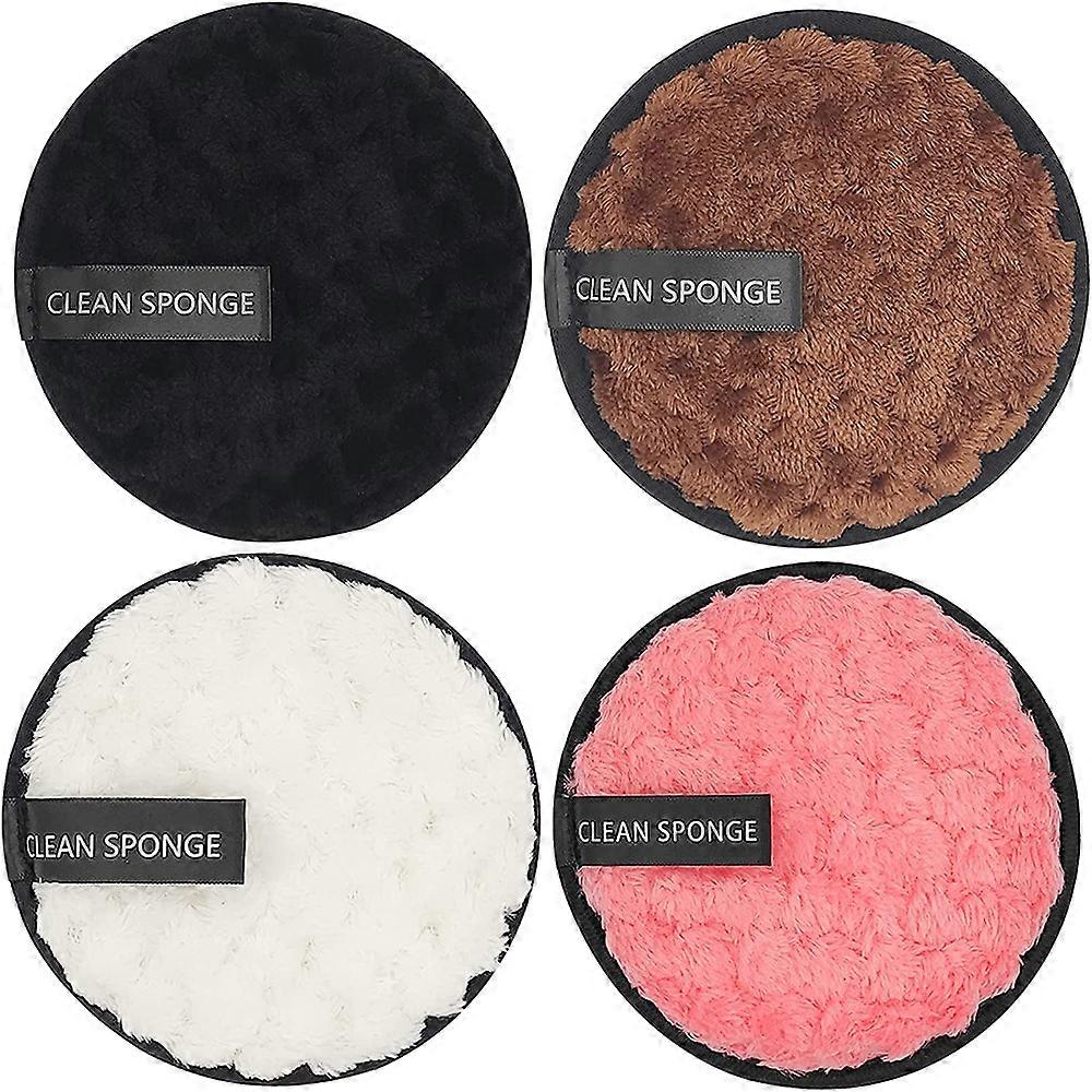 Eco-Friendly Glamour, Reusable Makeup Remover Pads for Deep Cleansing, Soft Microfiber Material, Compact and Portable for Sensitive Skin Suitable,