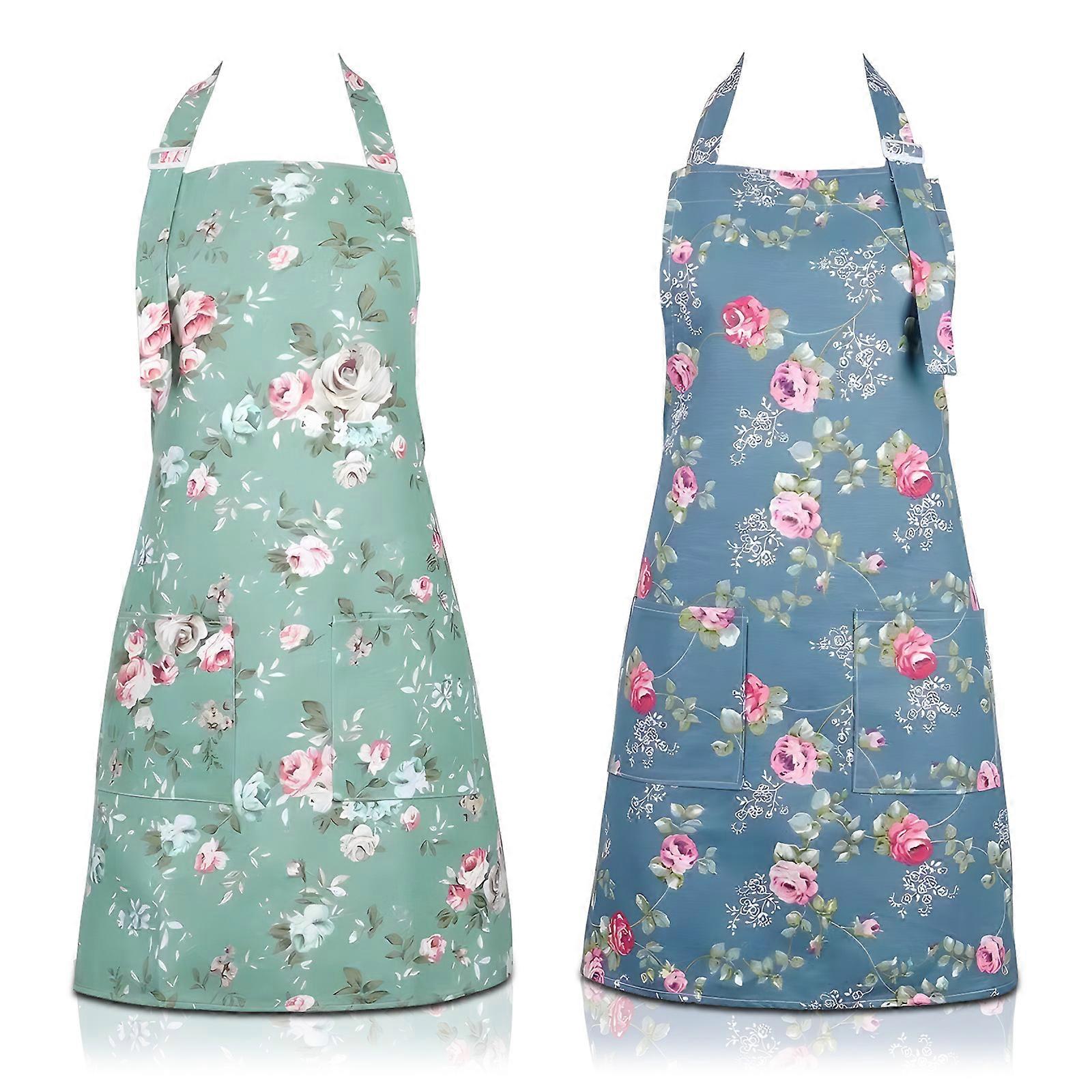 Functional Soft Breathable Baking Apron for Kitchen Gardening