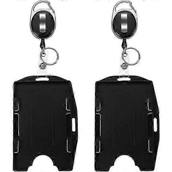 Secure Badge Roll Holder with Extendable ID Card Slot for Professional and Travel Use