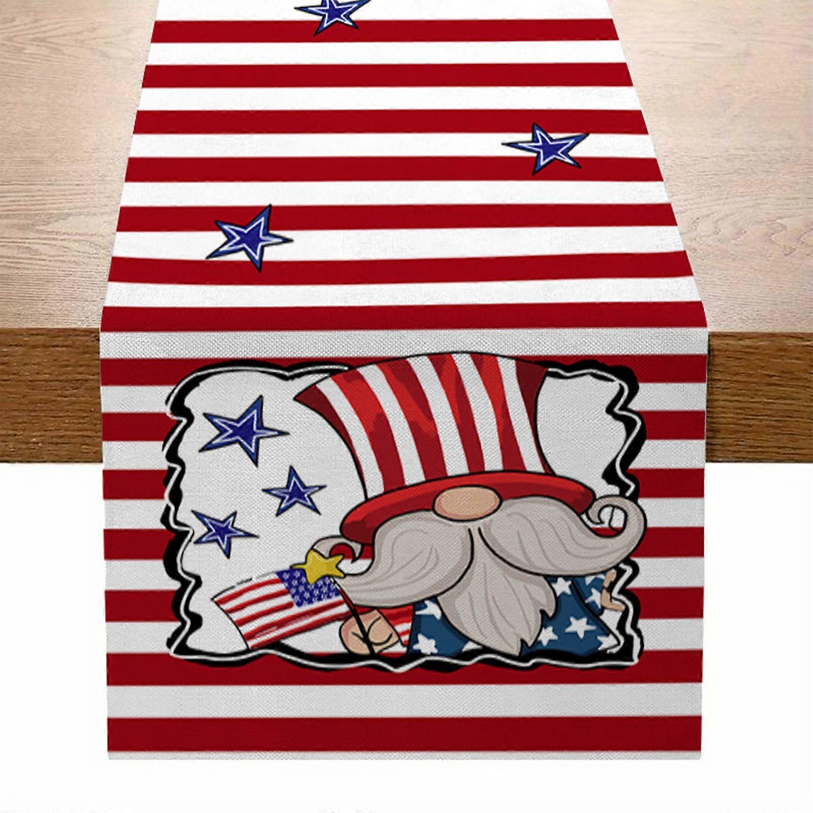 America Independence Day Table Display Table Runner Tablecloths Dining Table Decors Tablecloth