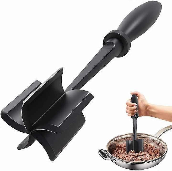 Meat chopper, heat -resistant meat crusher for hamburger meat, nylon chopper, 5 -curved knife hamburger chopper