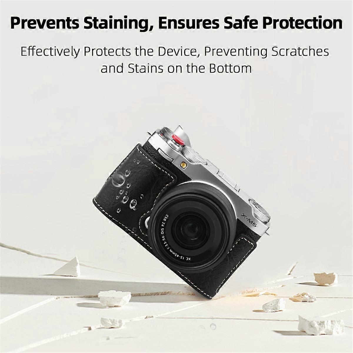 Protective Case for FUJIFILM X-M5 XM5 Camera Case with Base Shell and Shoulder Case