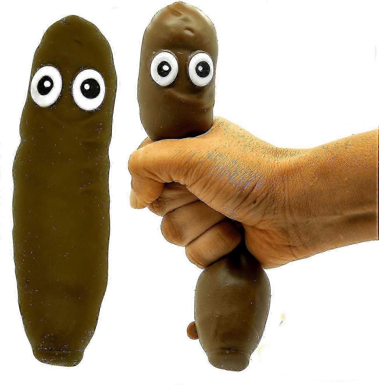 Stretchy Poo Stress Relief Ball Fake Poop Gift For Boys Girls Men Women Teen Kids Funny Birthday Joke Prank Present