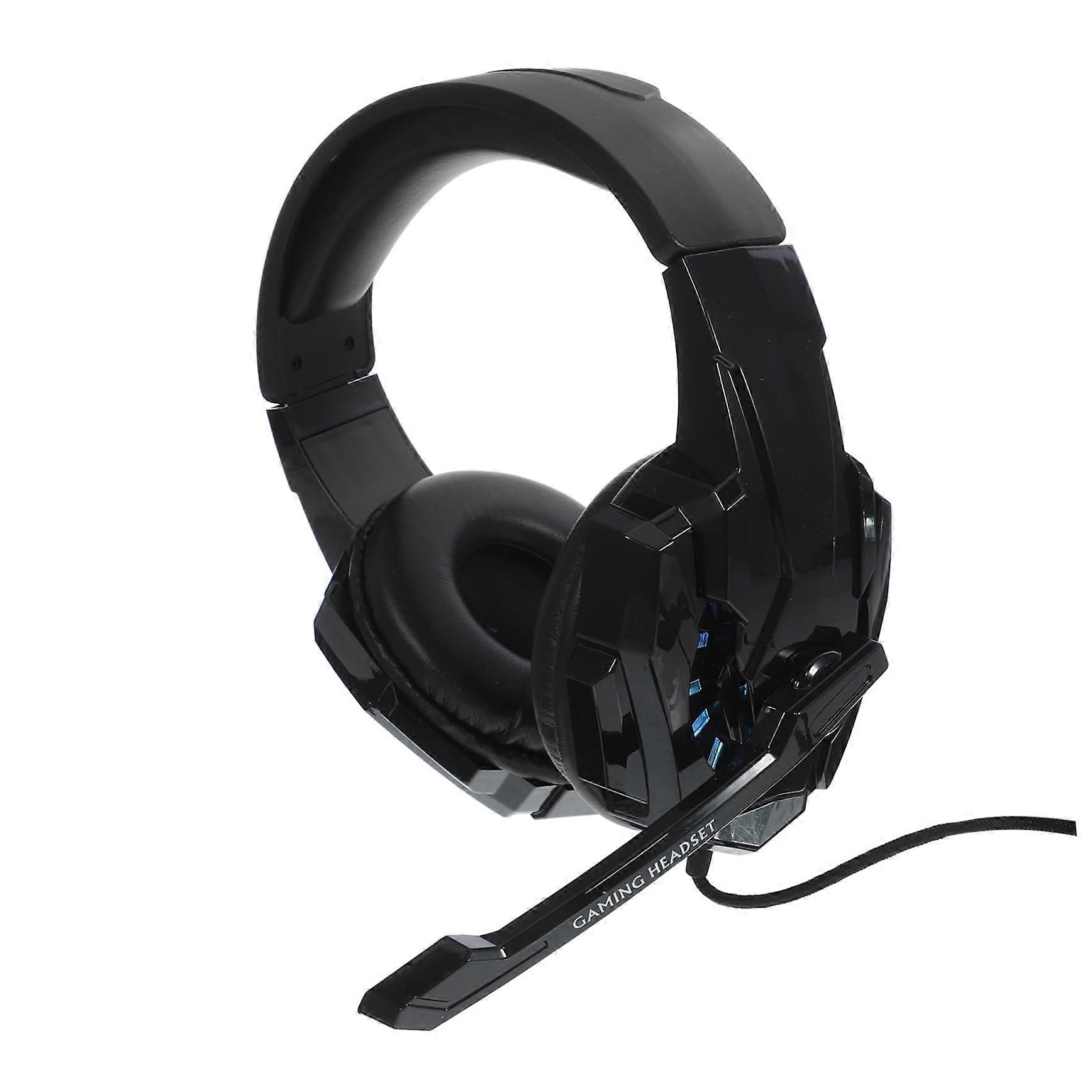 Wired Gaming Headset I3000 with Microphone, Stretchable Earpiece, Luminous Design, Compatible with PC and Console Gaming