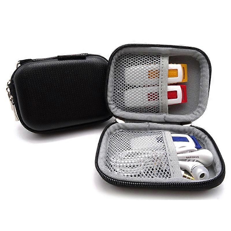 GHKJOK GH1803 EVA Data Cable U Disk Key Coin Wallet Mini Earphone Storage Box