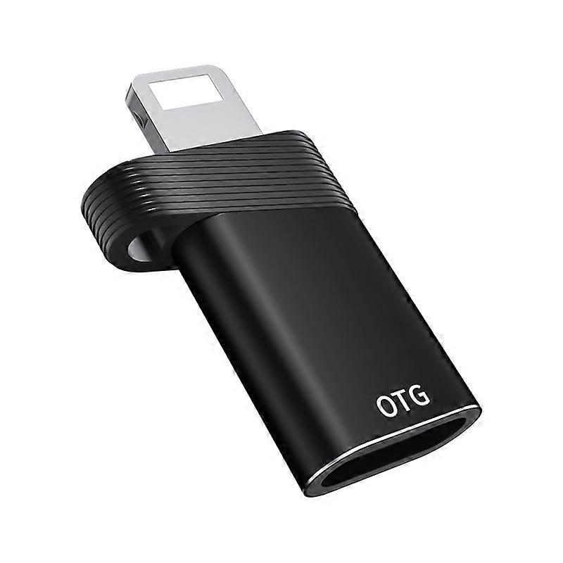ADS-616B 8-pinowy męski na żeński adapter OTG USB-C / Type-C