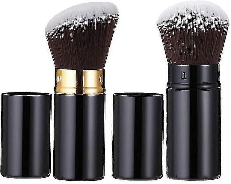 2pcs Retractable Kabuki Makeup Brush Professional Multifunction Brush
