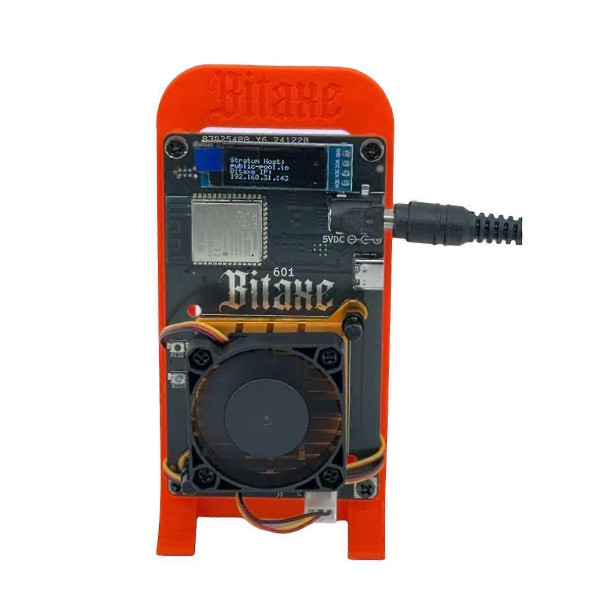 Bitaxe Gamma 601 Solo Lottery Miner 1.2TH/S BM1370 Asic Chip UK PLUG