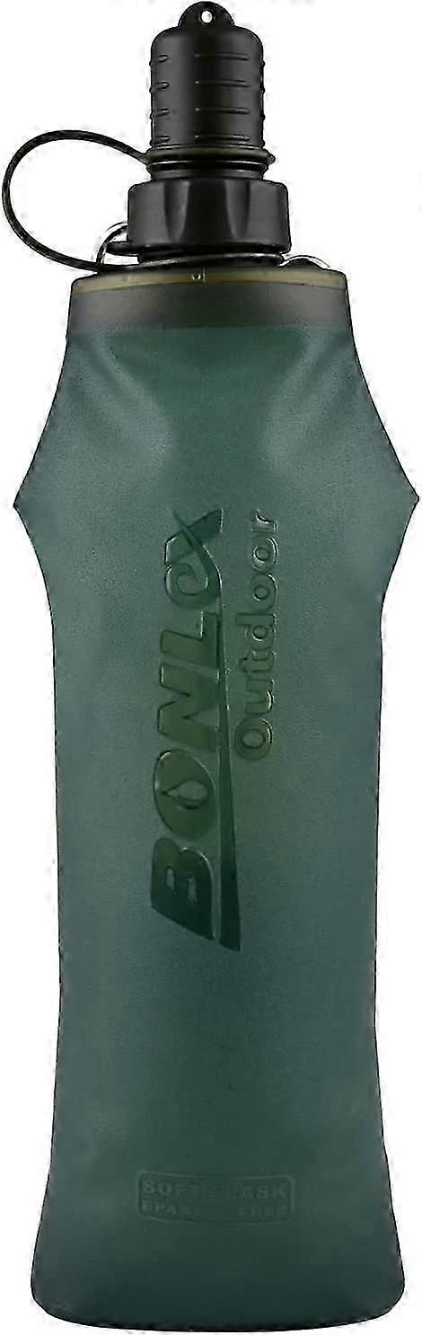 Soft Flask Running Water Bottle Hydration Pocket Reservoir Collapsible Water Bottle Soft Flask Outdoor Sports Water Bottle for Running Hiking Cycling